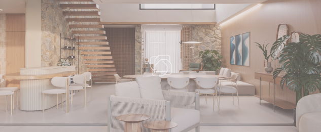 Casa de Condomínio à venda em Indaiatuba - SP - Jardim Villa Sapezal: Imagem do projeto 3D