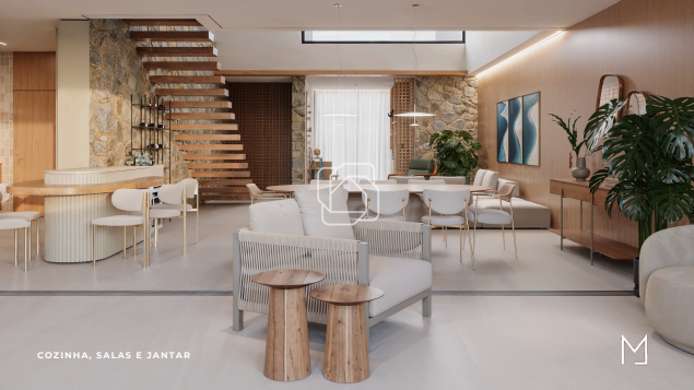 Casa de Condomínio à venda em Indaiatuba - SP - Jardim Villa Sapezal: Imagem do projeto 3D