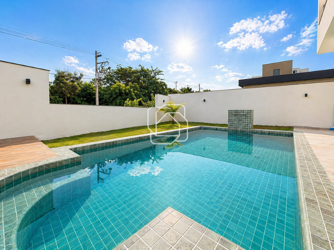 Casa de Condomínio à venda em Indaiatuba - SP - Jardim Laguna: Área da piscina