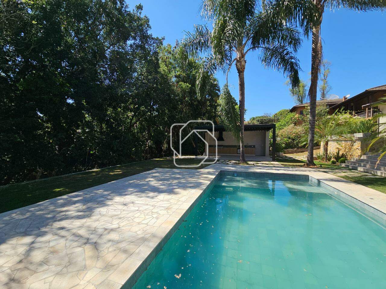 Casa de Condomínio para aluguel em Indaiatuba - SP - Helvetia Country: Área da piscina