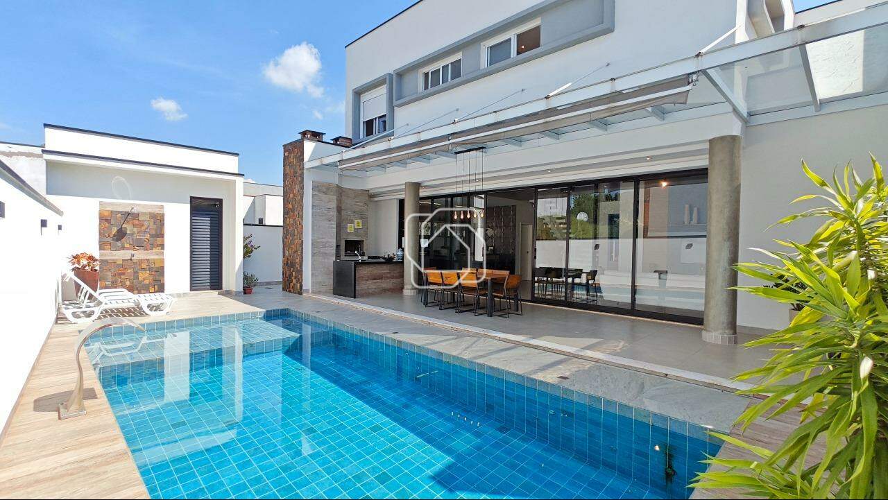 Casa de Condomínio à venda em Indaiatuba - SP - Jardins Di Roma: Área da piscina