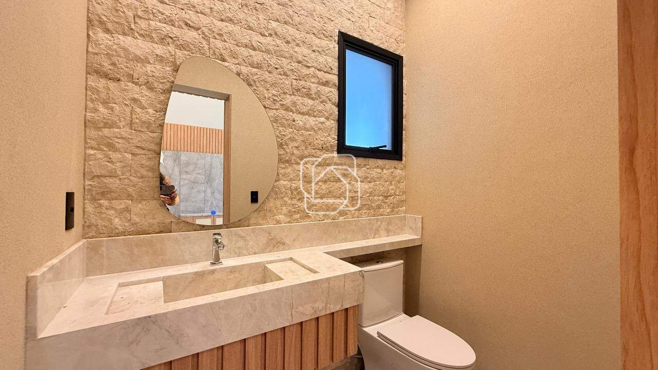 Casa de Condomínio à venda em Indaiatuba - SP - Jardim Residencial Dona Maria Cândida: Lavabo