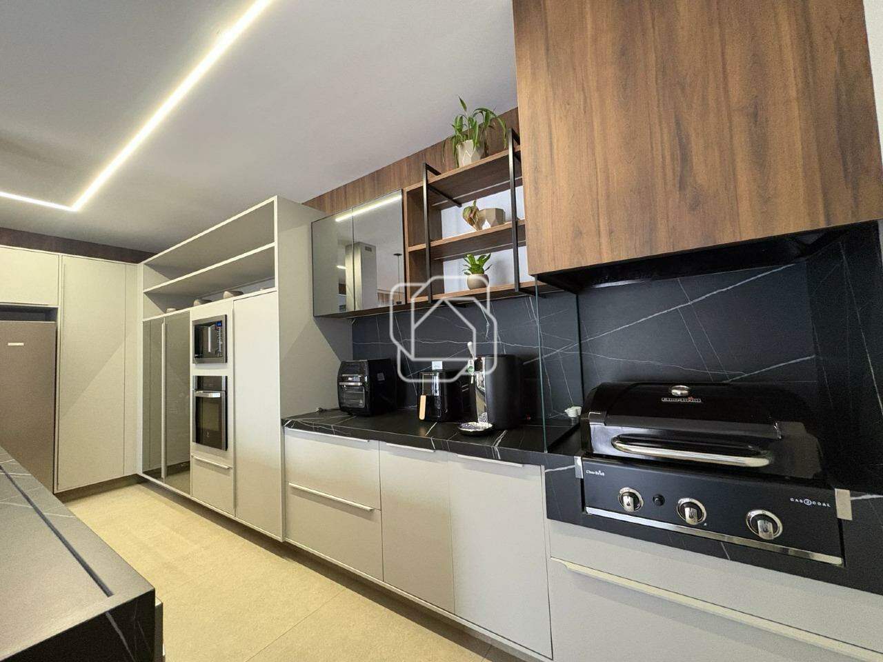Casa de Condomínio para aluguel em Indaiatuba - SP - Residencial Duas Marias: Cozinha e Gourmet Integrada
