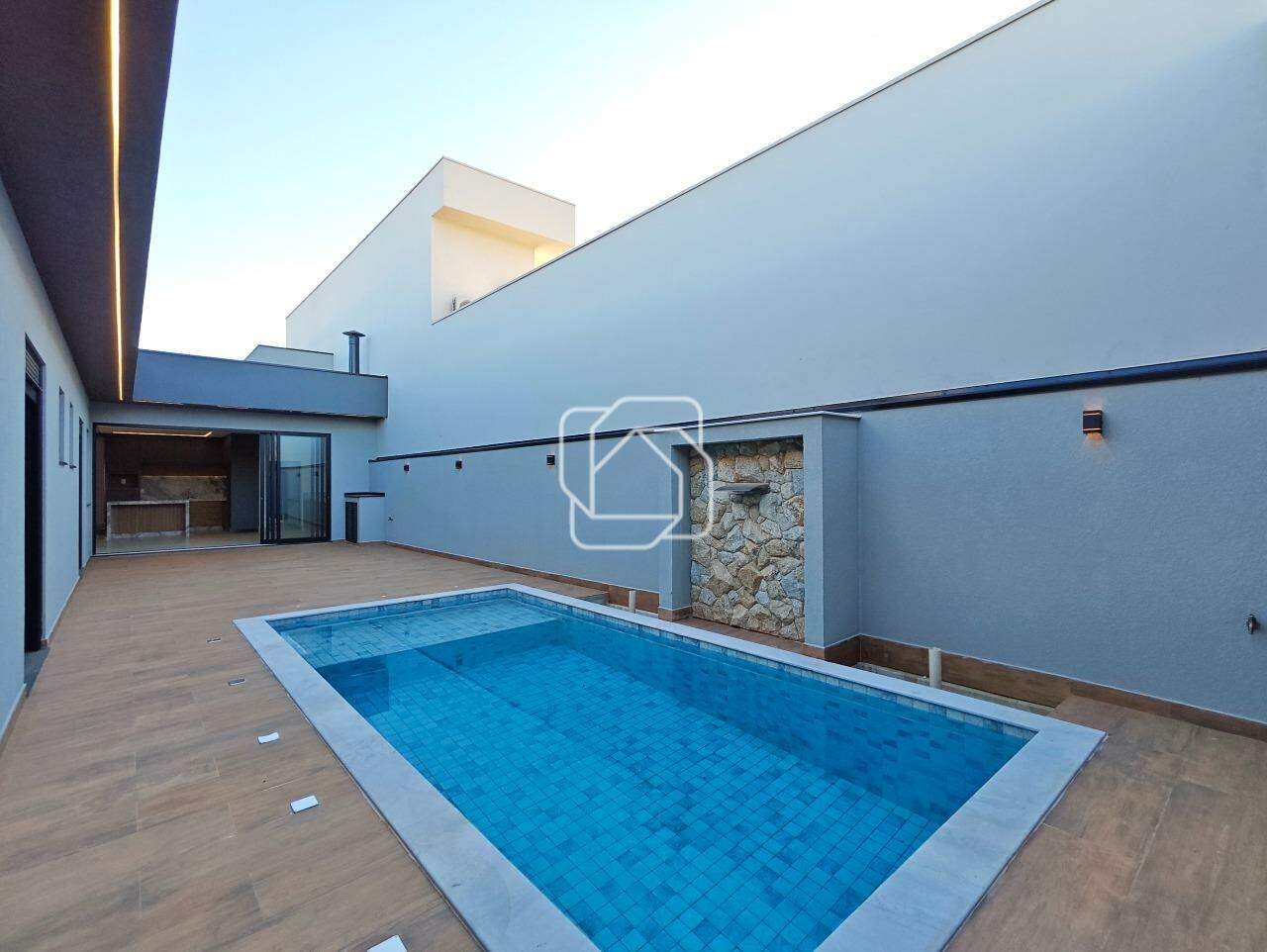 Casa de Condomínio à venda em Indaiatuba - SP - Residencial Evidências: Área da piscina