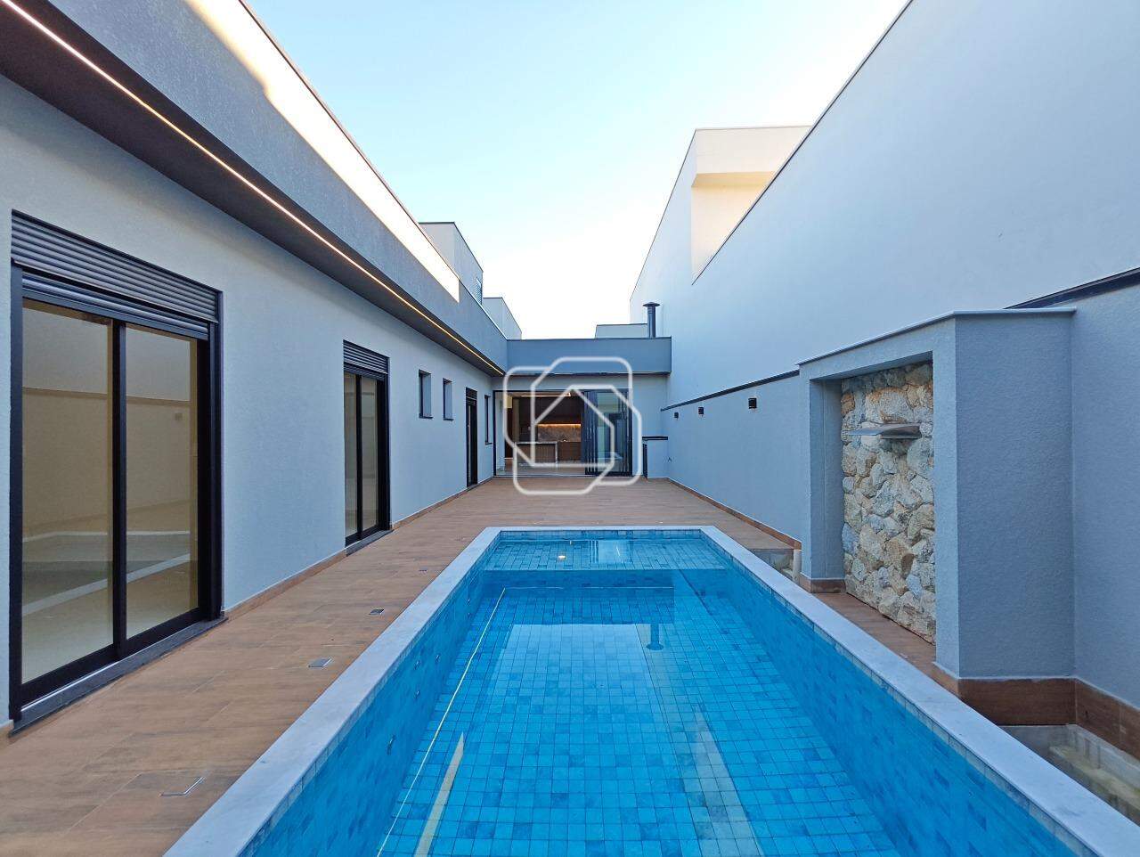 Casa de Condomínio à venda em Indaiatuba - SP - Residencial Evidências: Área da piscina
