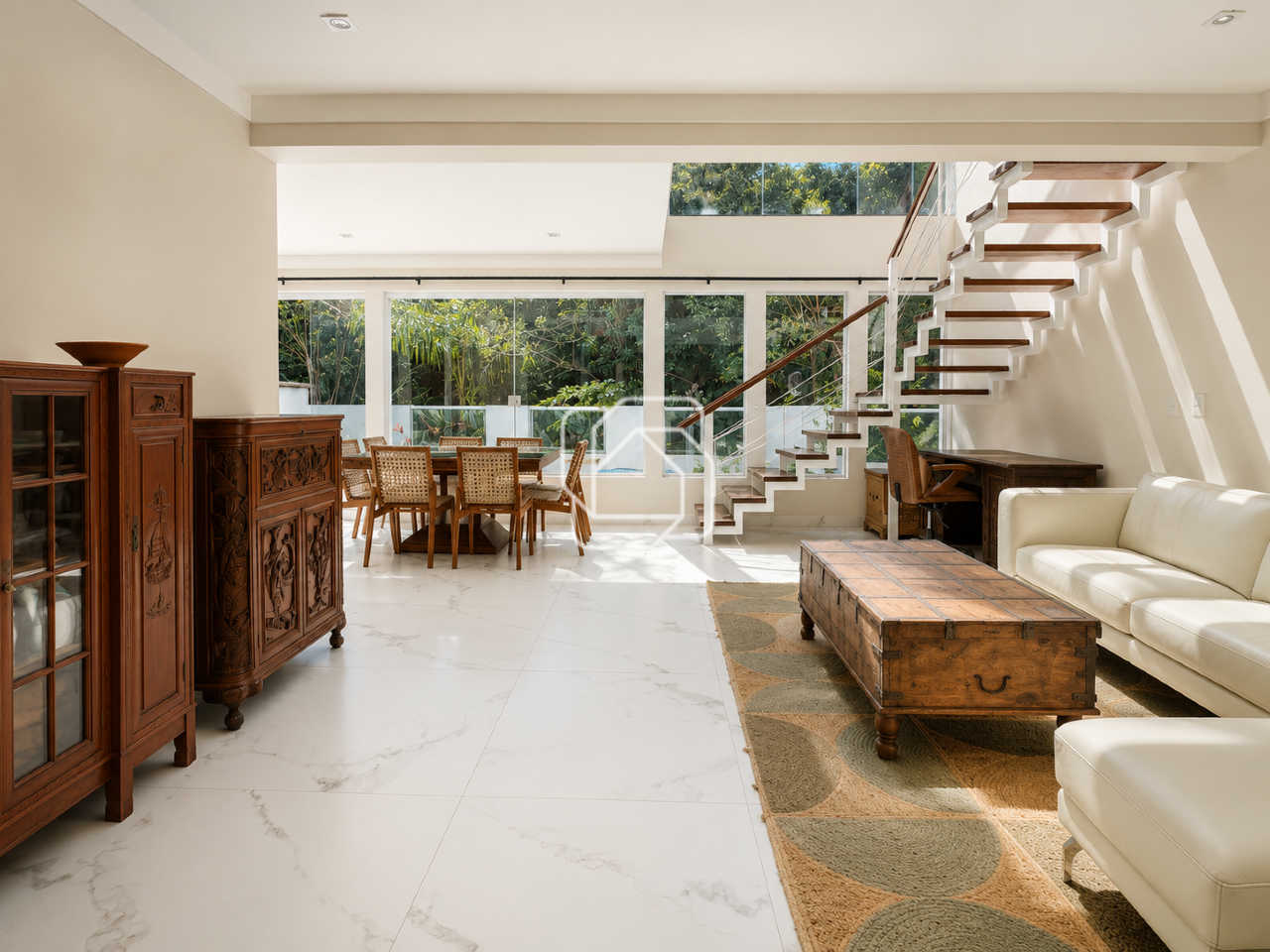 Casa de Condomínio para aluguel em Indaiatuba - SP - Condomínio Terra Magna: Sala