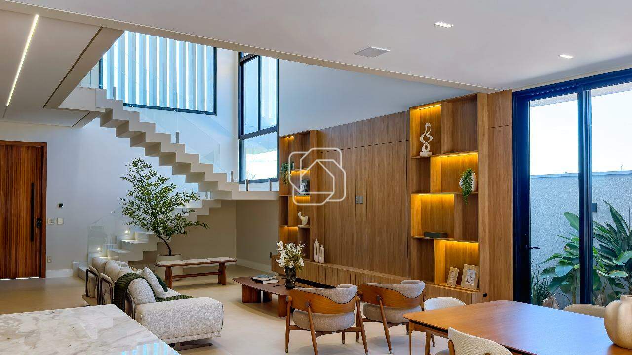 Casa de Condomínio à venda em Indaiatuba - SP - Jardim Residencial Santa Clara: Sala de estar