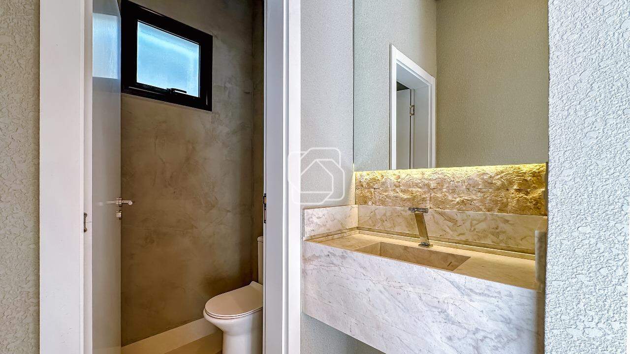 Casa de Condomínio à venda em Indaiatuba - SP - Jardim Residencial Santa Clara: Lavabo