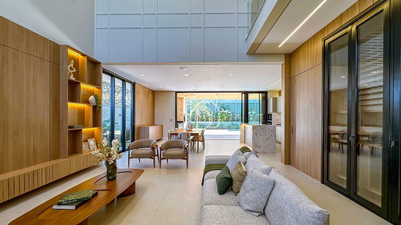Casa de Condomínio à venda em Indaiatuba - SP - Jardim Residencial Santa Clara: Sala de estar