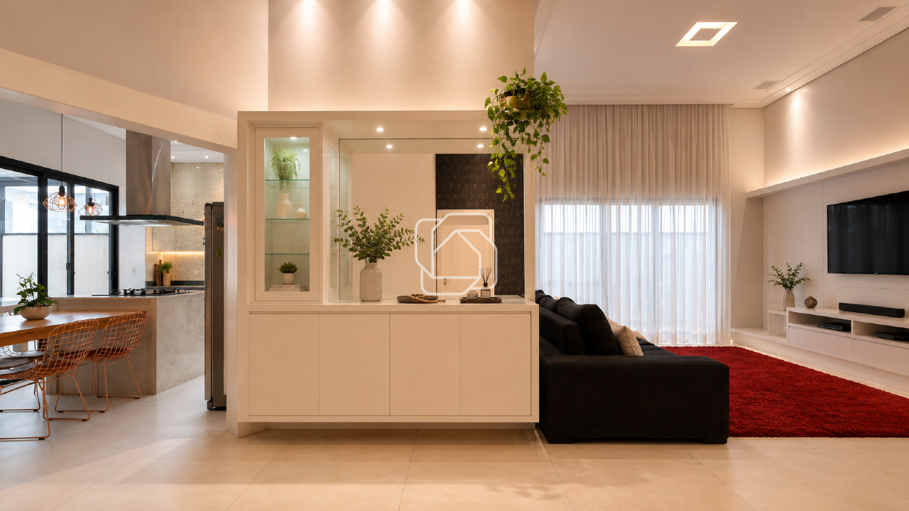 Casa de Condomínio à venda em Indaiatuba - SP - Condomínio Terra Magna: Ambientes integrados