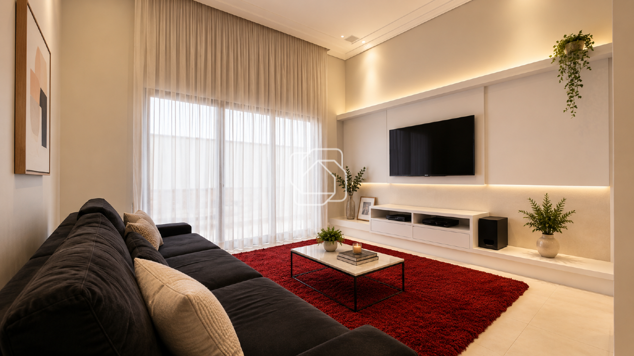 Casa de Condomínio à venda em Indaiatuba - SP - Condomínio Terra Magna: Sala de TV