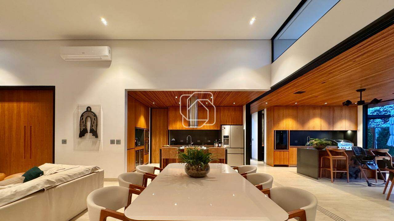 Casa de Condomínio à venda em Itu - SP - Residencial Parque Campos de Santo Antônio II: Sala de jantar