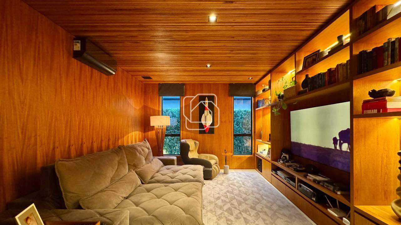 Casa de Condomínio à venda em Itu - SP - Residencial Parque Campos de Santo Antônio II: Sala de TV