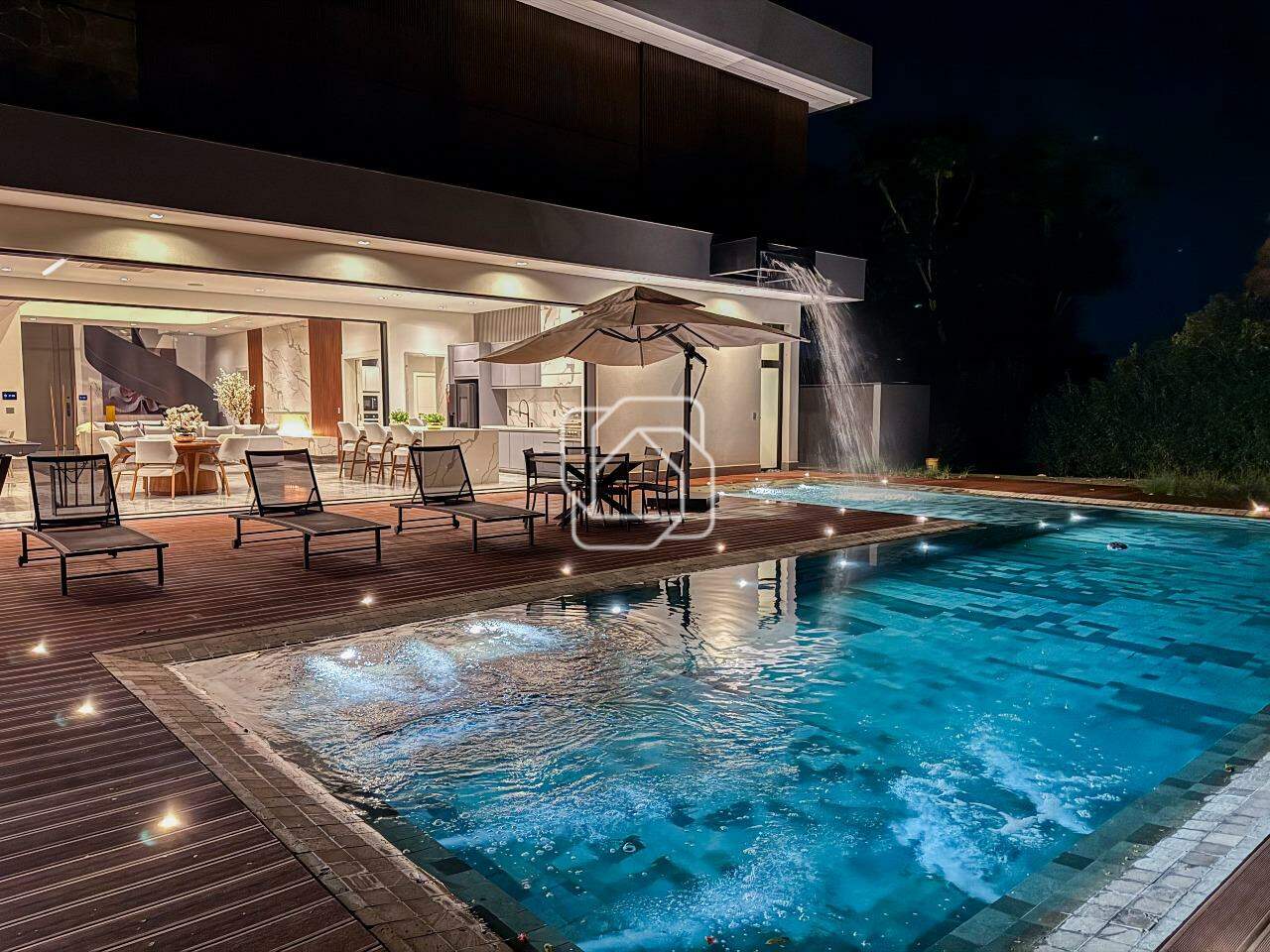 Casa de Condomínio para aluguel em Itu - SP - Condomínio Terras de São José: Área da piscina