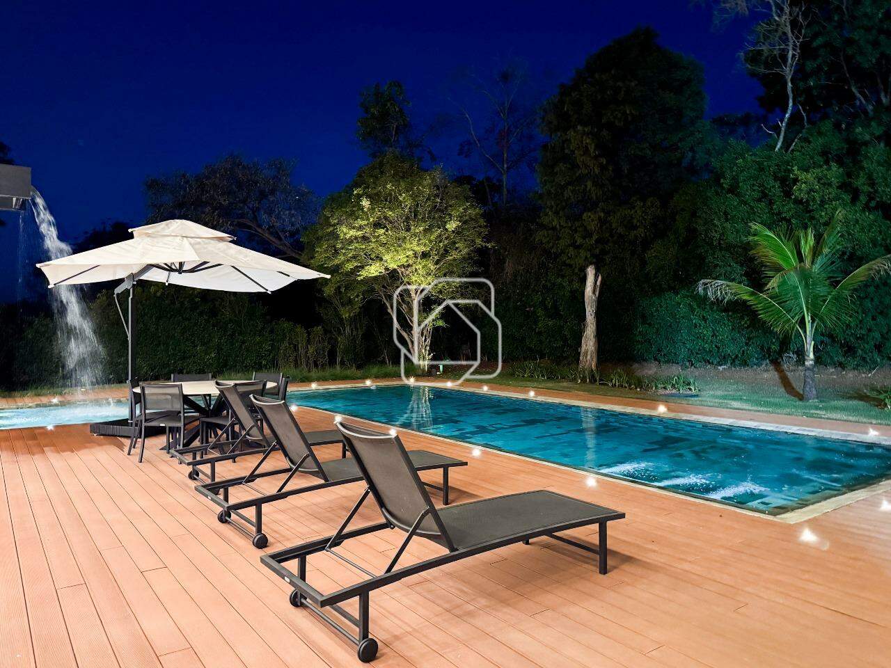 Casa de Condomínio para aluguel em Itu - SP - Condomínio Terras de São José: Área da piscina