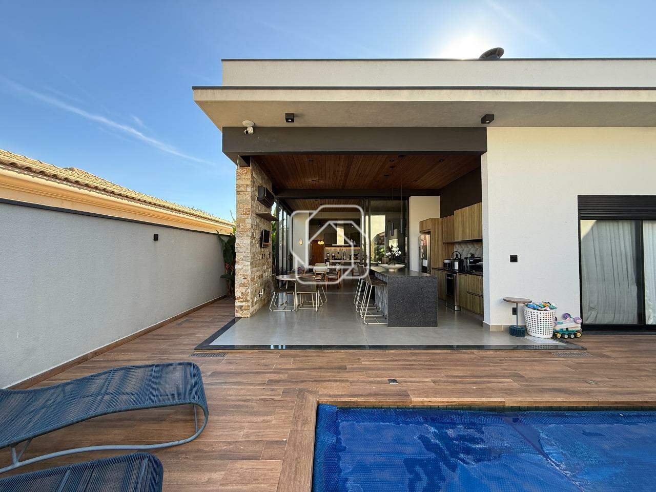 Casa de Condomínio à venda em Indaiatuba - SP - Jardim Vila Paradiso: Área da piscina
