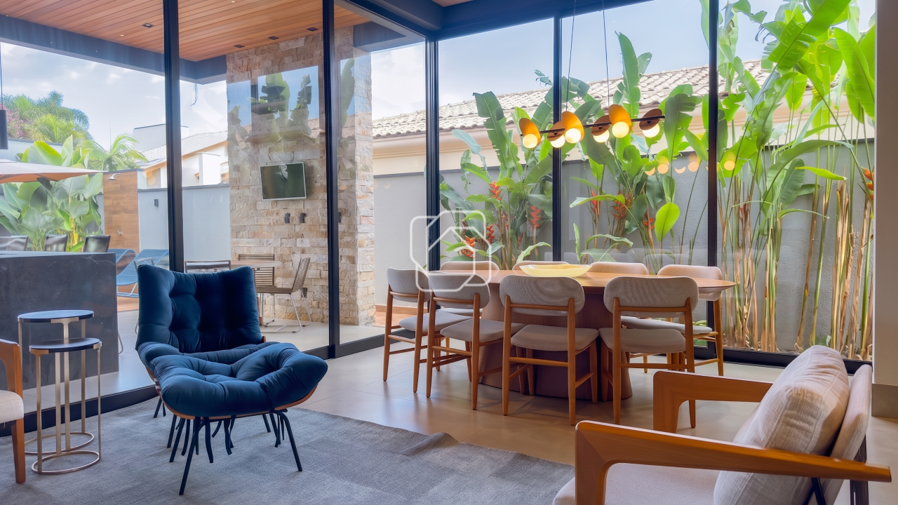 Casa de Condomínio à venda em Indaiatuba - SP - Jardim Vila Paradiso: Sala de jantar