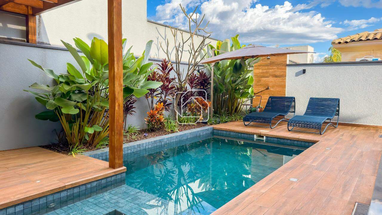 Casa de Condomínio à venda em Indaiatuba - SP - Jardim Vila Paradiso: Área da piscina