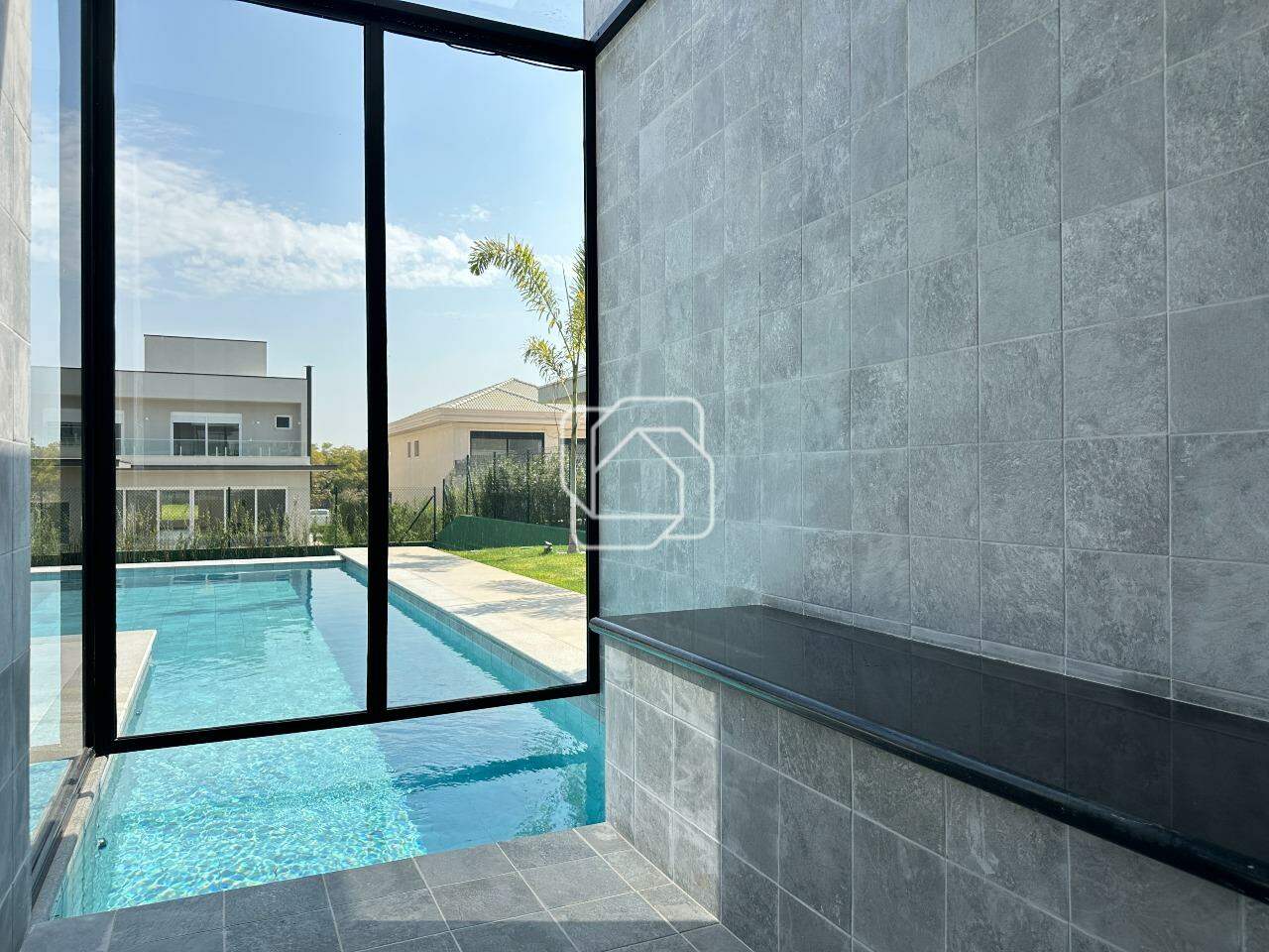 Casa de Condomínio à venda em Cabreúva - SP - Portal do Japy Golf Clube: Área da piscina