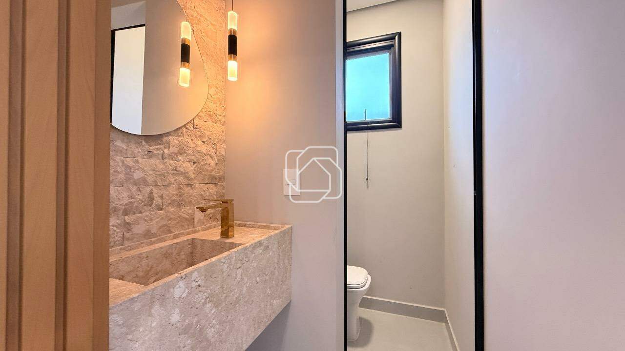 Casa de Condomínio à venda em Indaiatuba - SP - Jardim Villa Sapezal: Lavabo