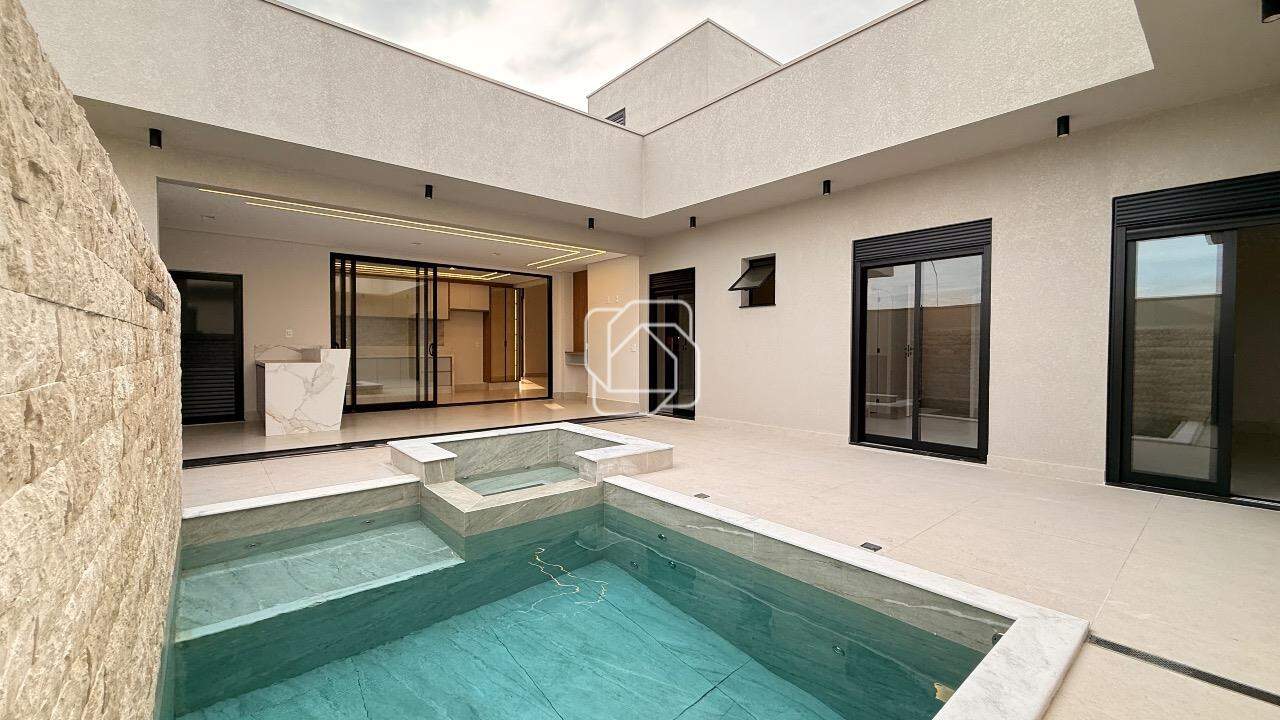 Casa de Condomínio à venda em Indaiatuba - SP - Jardim Residencial Dona Maria Cândida: Área da piscina