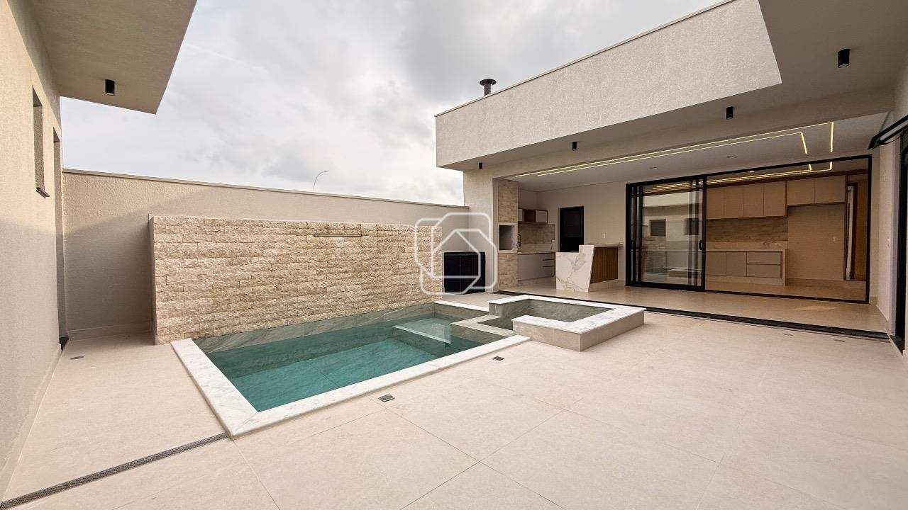 Casa de Condomínio à venda em Indaiatuba - SP - Jardim Residencial Dona Maria Cândida: Área da piscina