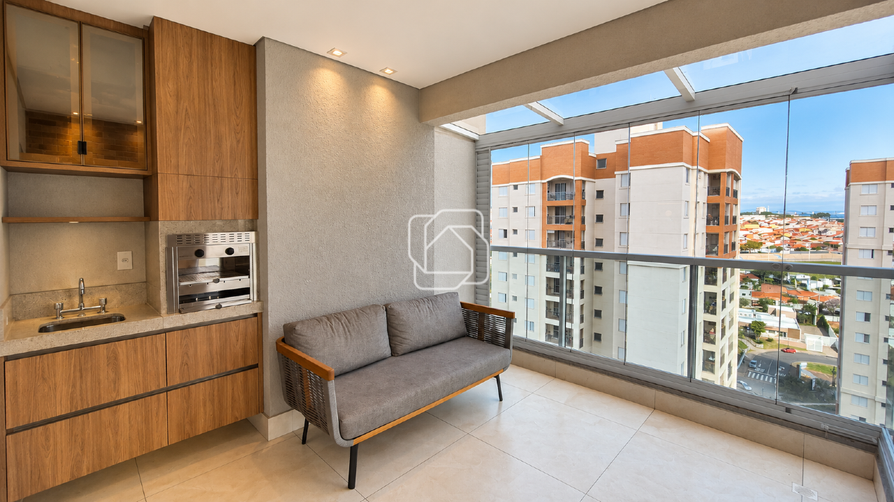 Apartamento para aluguel em Indaiatuba - SP - Le Jardin: Varanda Gourmet