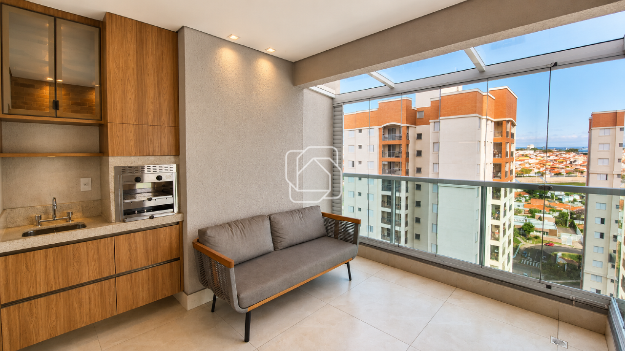 Apartamento para aluguel em Indaiatuba - SP - Le Jardin: Varanda Gourmet