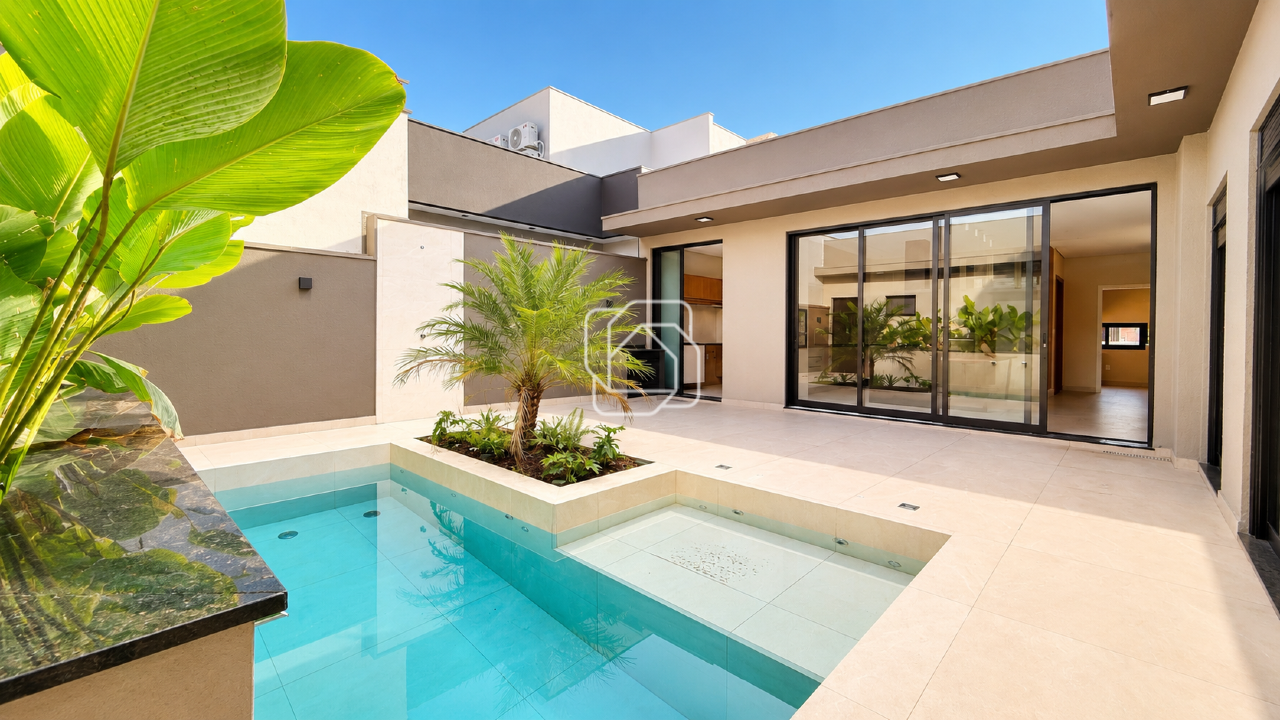 Casa de Condomínio à venda em Indaiatuba - SP - Jardim Residencial Dona Maria Cândida: Área da piscina