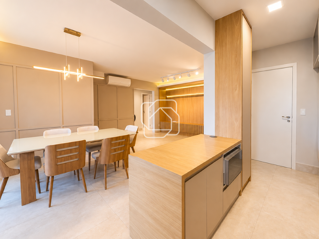Apartamento à venda em Indaiatuba - SP - Le Jardin: Cozinha integrada