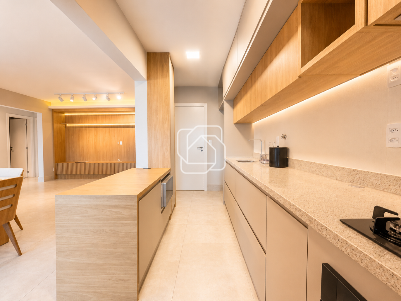 Apartamento à venda em Indaiatuba - SP - Le Jardin: Cozinha integrada
