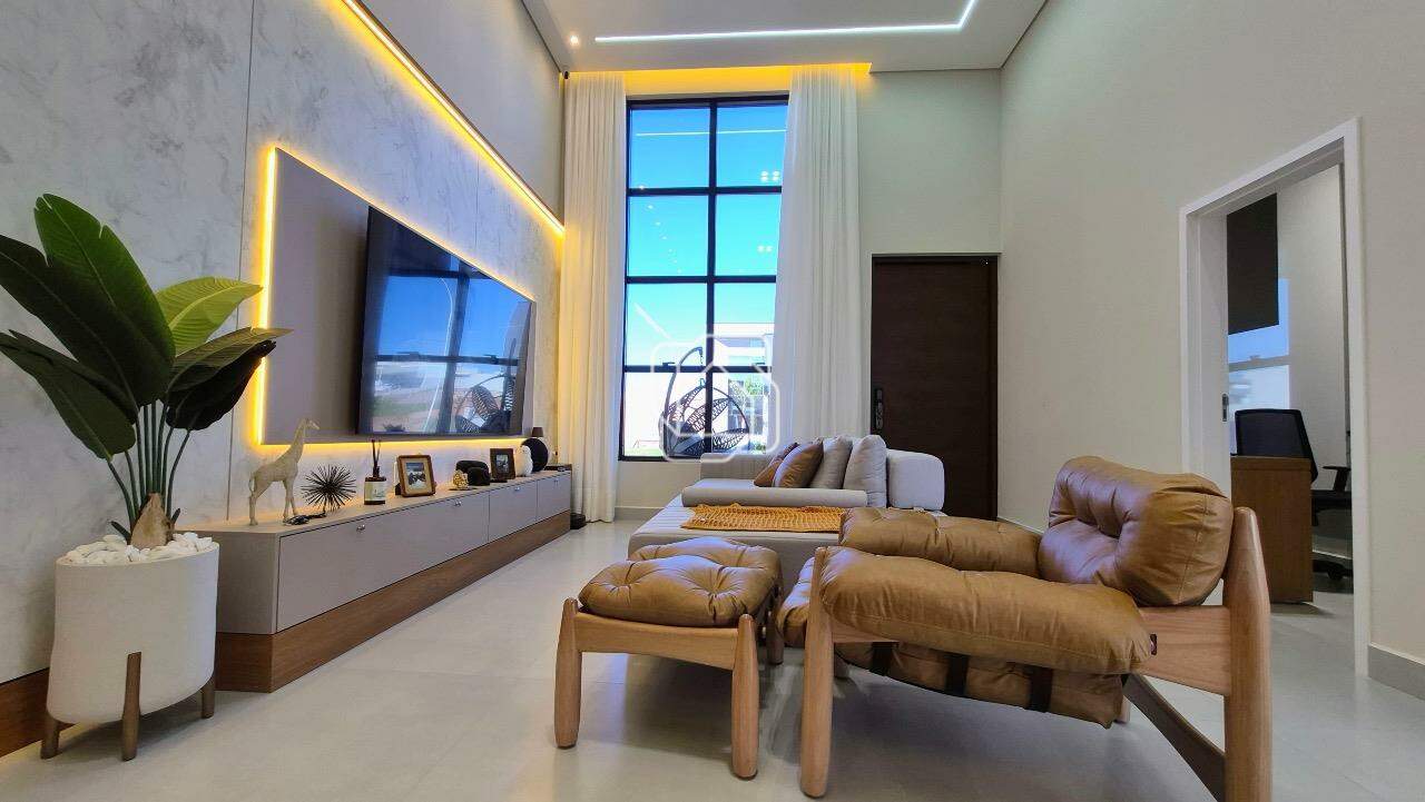 Casa de Condomínio à venda em Indaiatuba - SP - Jardim Residencial Dona Maria Cândida: Sala de estar
