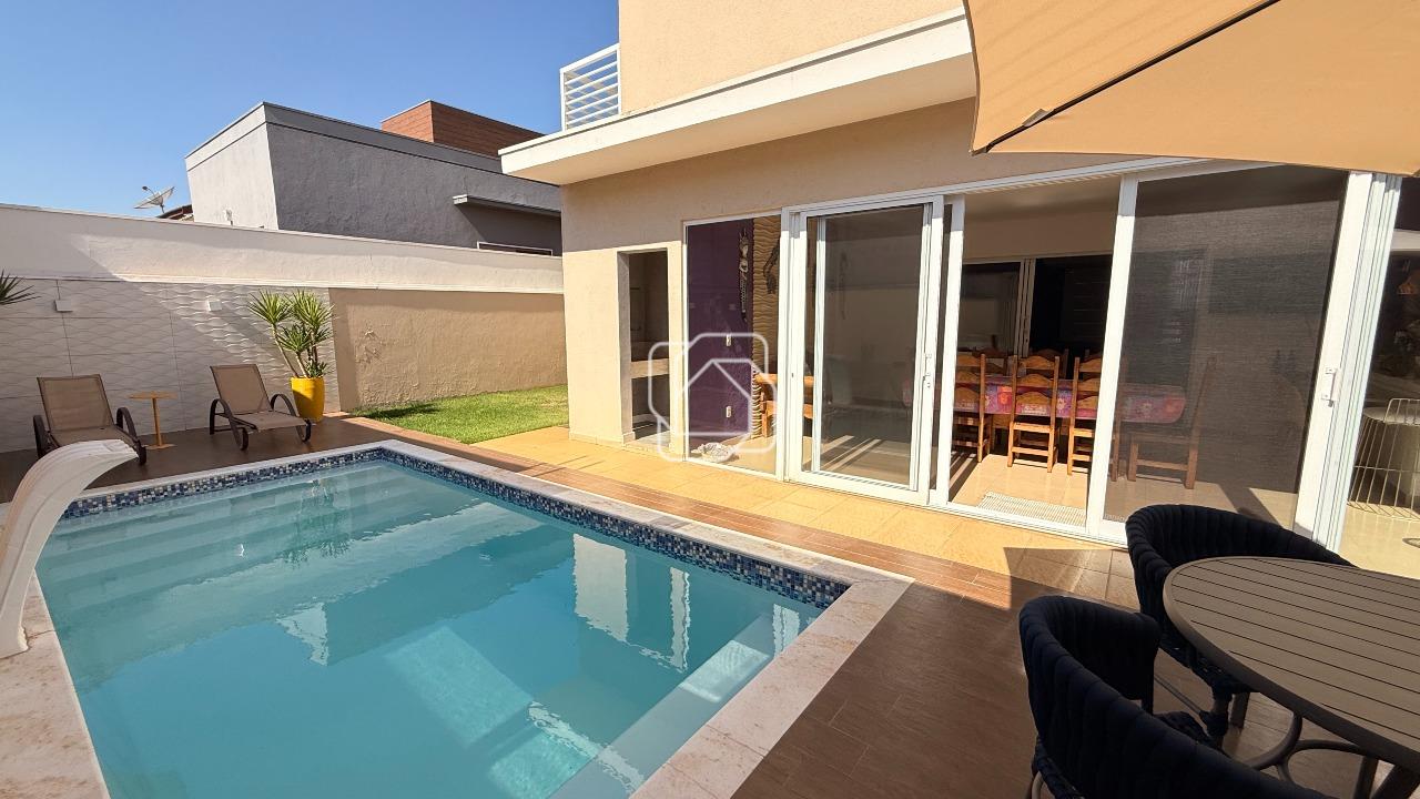 Casa de Condomínio à venda em Salto - SP - Condomínio Fazenda Palmeiras Imperiais: Área da piscina