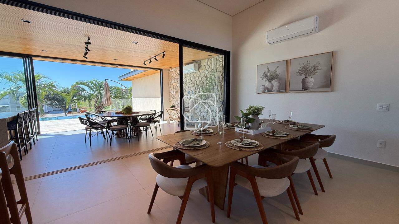 Casa de Condomínio à venda em Itu - SP - Residencial Parque Campos de Santo Antônio II: Sala de jantar