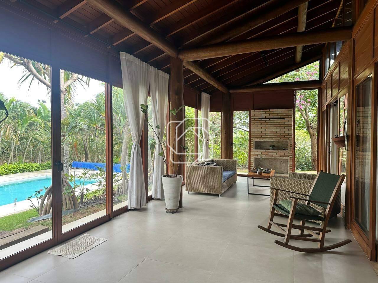 Casa de Condomínio à venda em Itu - SP - Condomínio Fazenda Kurumin: Sala de lareira