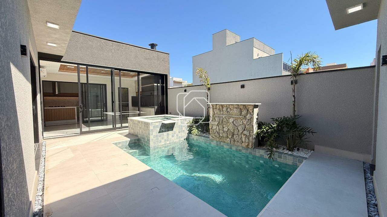 Casa de Condomínio à venda em Indaiatuba - SP - Residencial London Park: Área da piscina