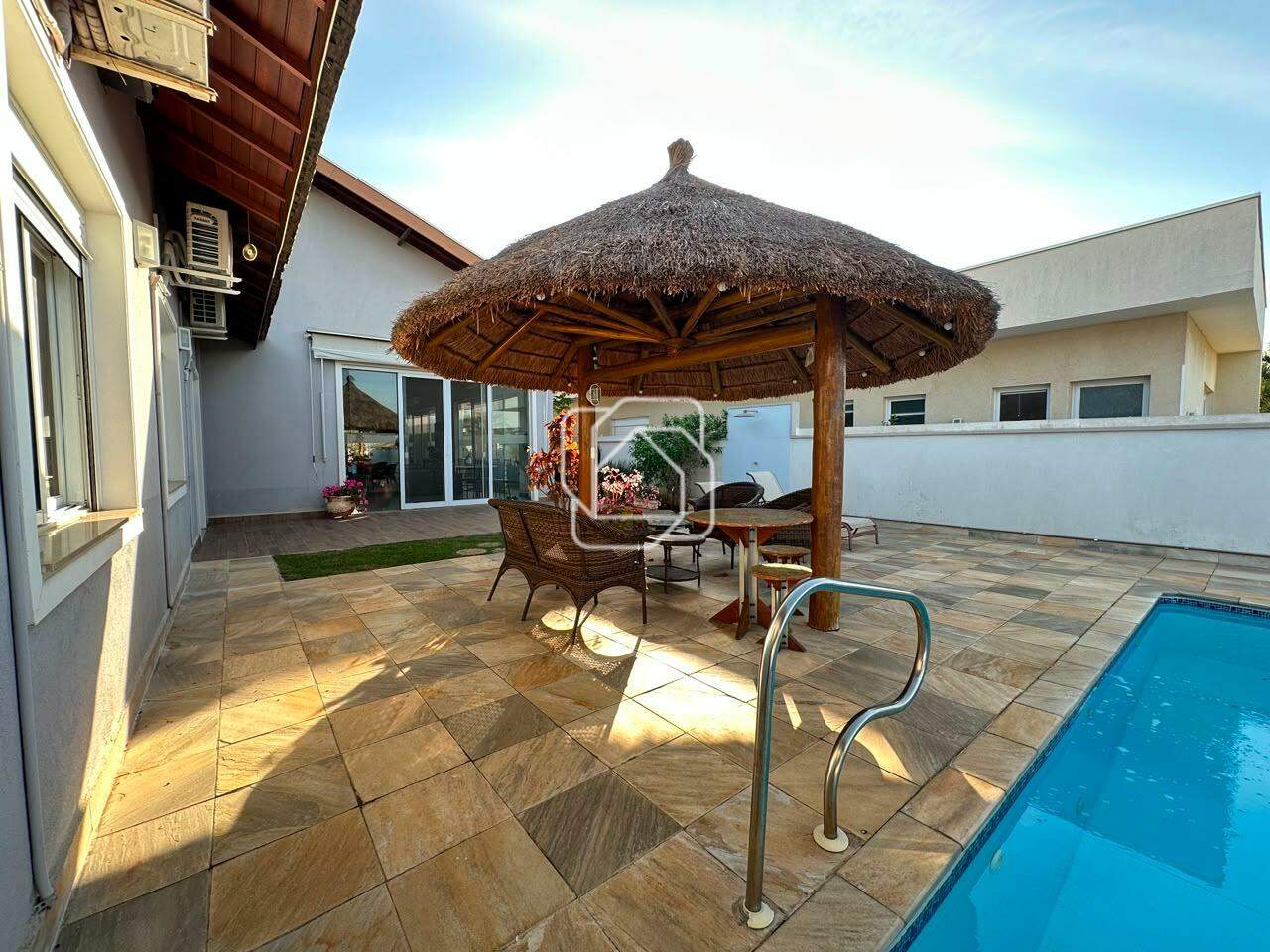 Casa de Condomínio à venda em Itu - SP - Condomínio Xapada Parque Ytu: Área da piscina