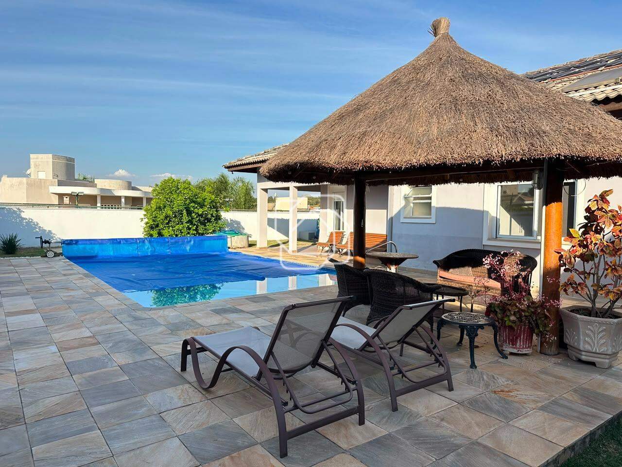 Casa de Condomínio à venda em Itu - SP - Condomínio Xapada Parque Ytu: Área da piscina