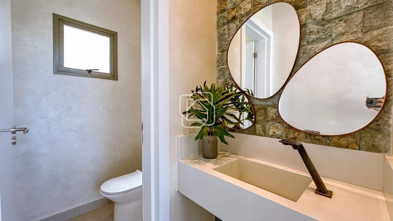 Casa de Condomínio à venda em Indaiatuba - SP - Parque Villa dos Pinheiros: Lavabo