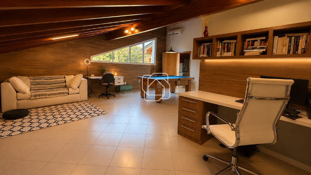 Casa de Condomínio à venda em Salto - SP - Terras de Mont Serrat: Sala de jogos