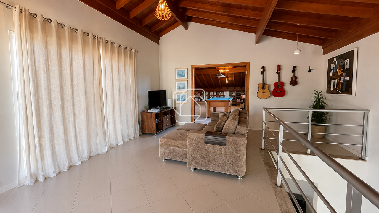 Casa de Condomínio à venda em Salto - SP - Terras de Mont Serrat: Sala de TV