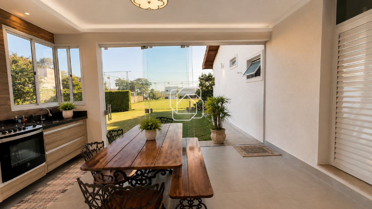 Casa de Condomínio à venda em Salto - SP - Terras de Mont Serrat: Área gourmet