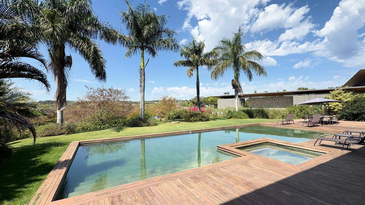 Casa de Condomínio à venda em Porto Feliz - SP - Condomínio Fazenda Boa Vista: Área da piscina
