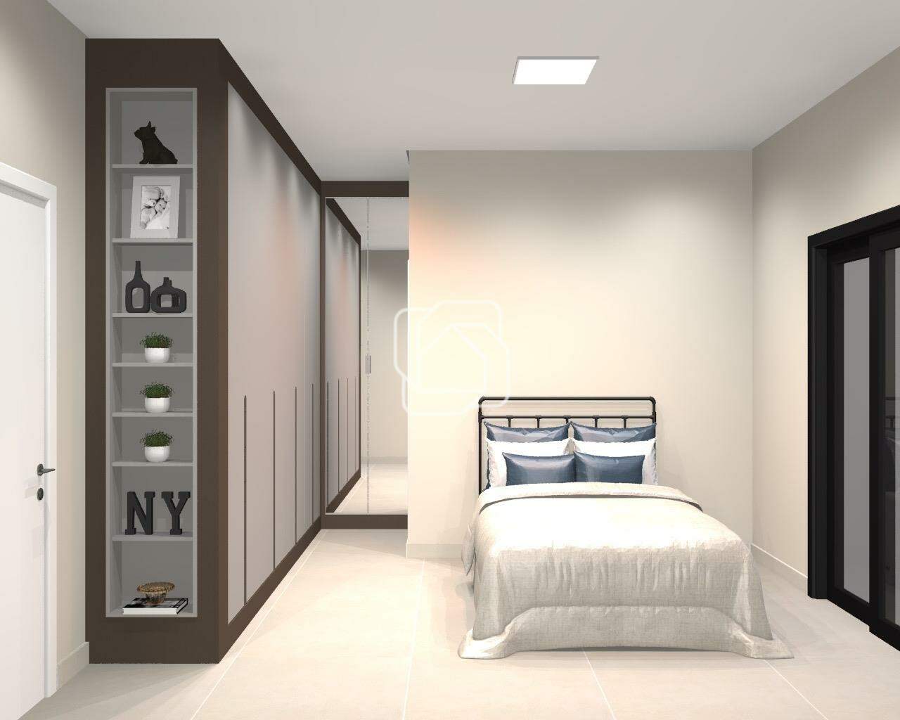 Casa de Condomínio à venda em Indaiatuba - SP - Residencial Evidências: Imagem do projeto 3D