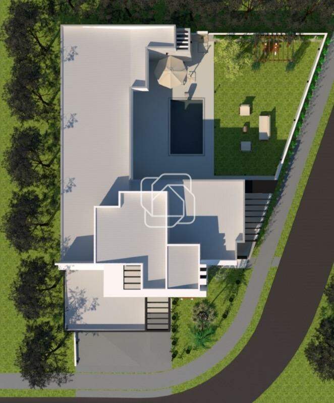Casa de Condomínio à venda em Indaiatuba - SP - Residencial Evidências: Imagem do projeto 3D