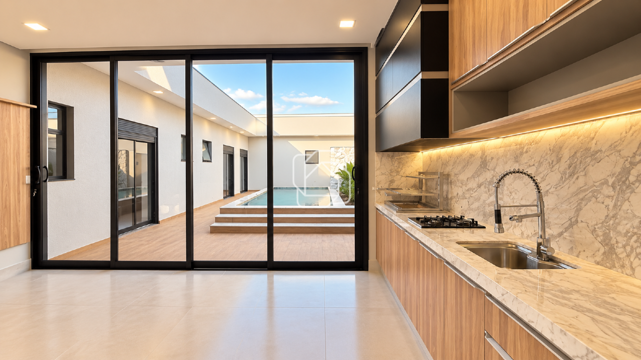Casa de Condomínio à venda em Indaiatuba - SP - Residencial Evidências: Área gourmet
