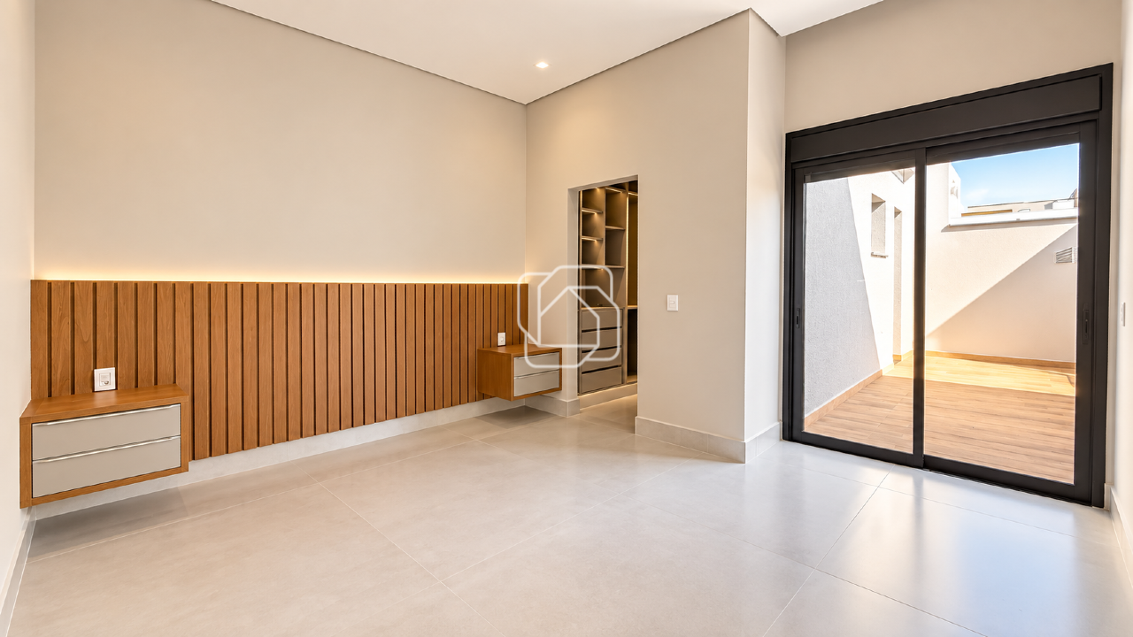 Casa de Condomínio à venda em Indaiatuba - SP - Residencial Evidências: Dormitório