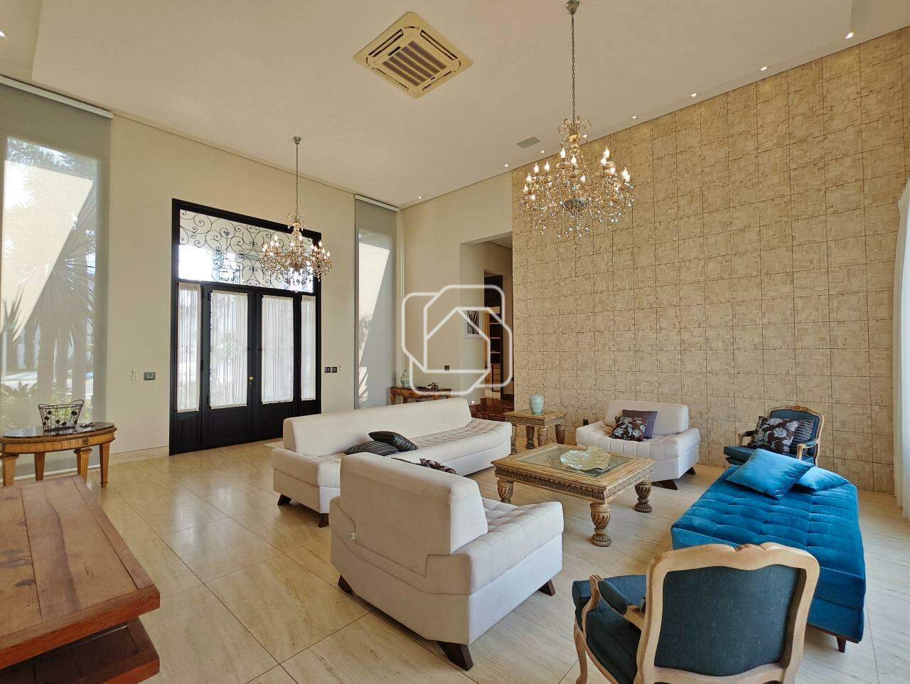 Casa de Condomínio à venda em Indaiatuba - SP - Jardim Maison Du Parc: Sala de estar