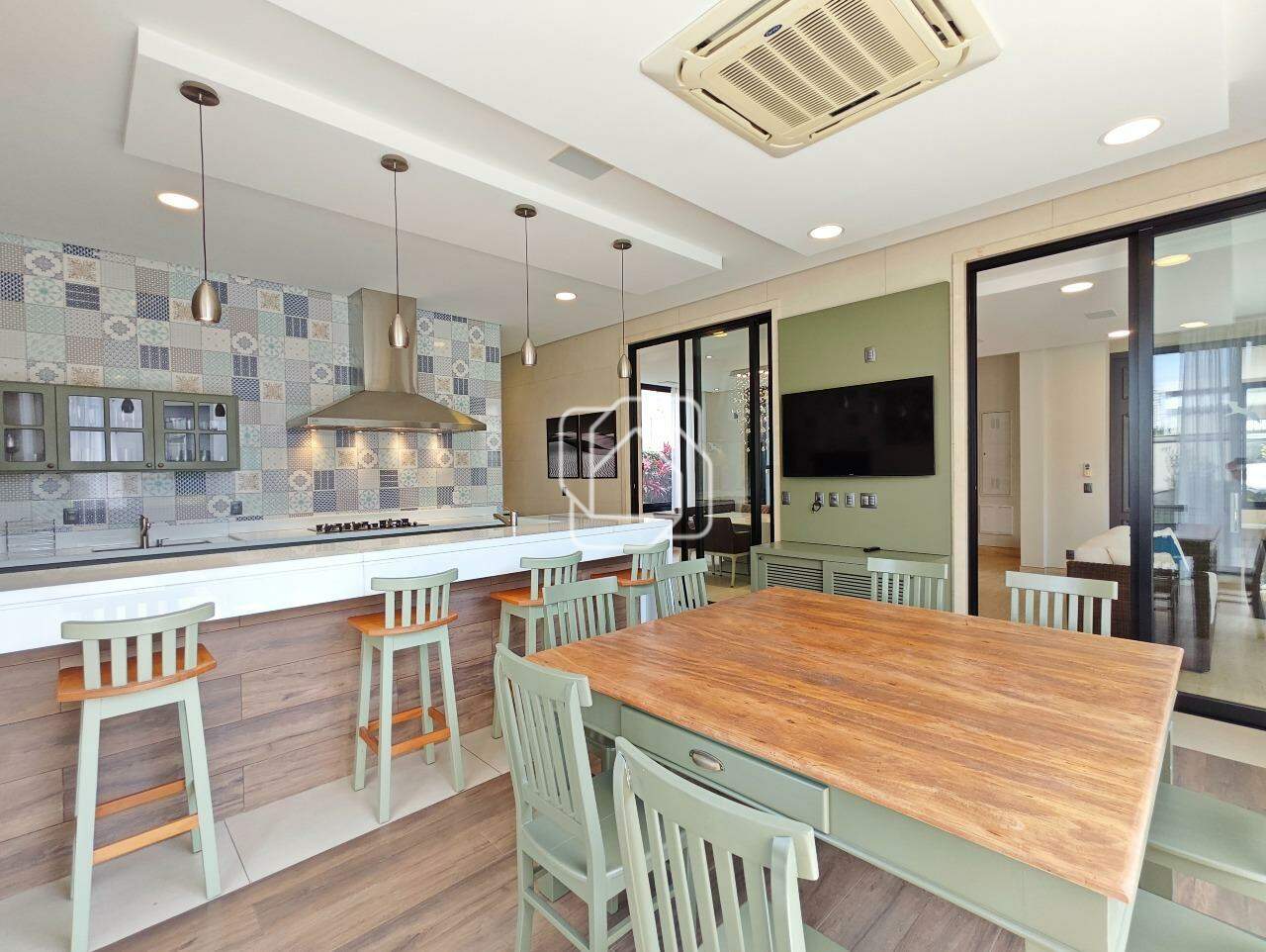 Casa de Condomínio à venda em Indaiatuba - SP - Jardim Maison Du Parc: Área gourmet