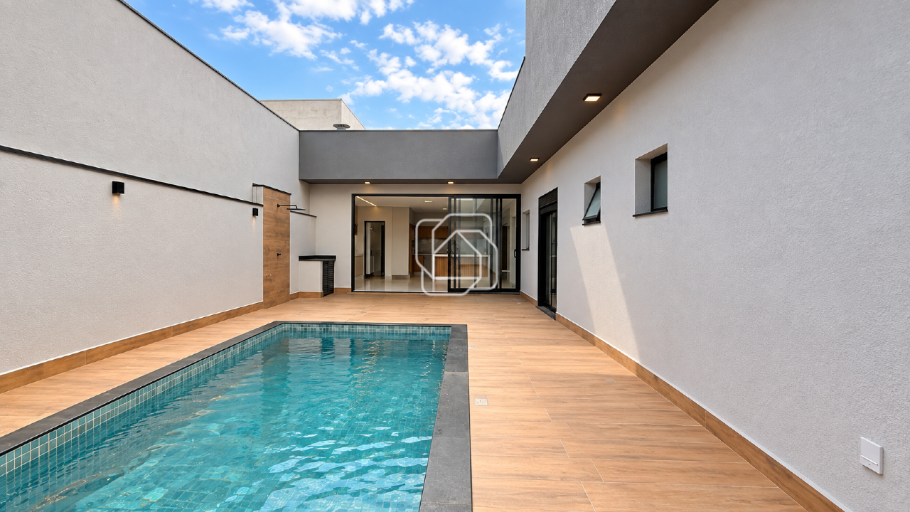 Casa de Condomínio à venda em Indaiatuba - SP - Residencial Evidências: Área da piscina